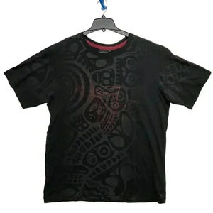 Harley Davidson Motorcycle Black Graphic Tee XL Ghouls Skulls Riding